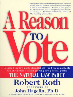 cover image of A Reason to Vote